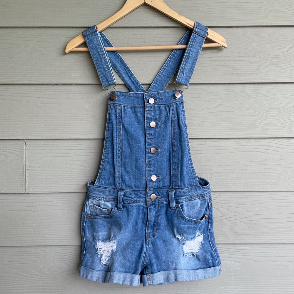 Tinseltown demin short overalls